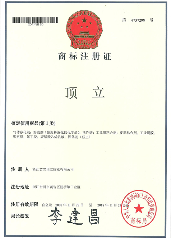 顶立商标注册中文2008
